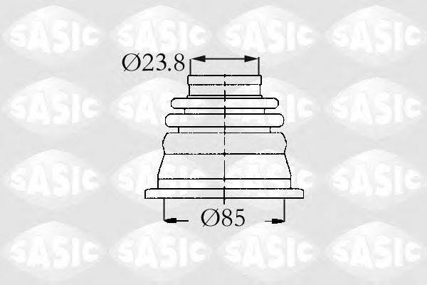 SASIC 4003419 Комплект пильника, приводний вал