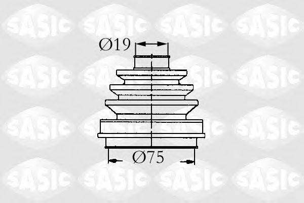 SASIC 9004685 Комплект пильника, приводний вал