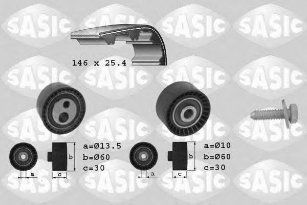 SASIC 1750013 Комплект ременя ГРМ