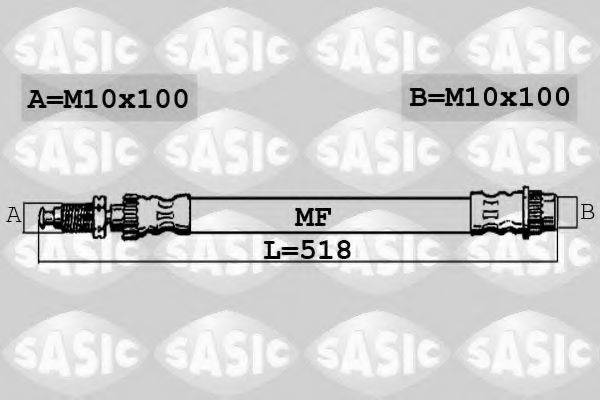 SASIC 6600009 Гальмівний шланг