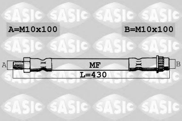 SASIC 6604006 Гальмівний шланг