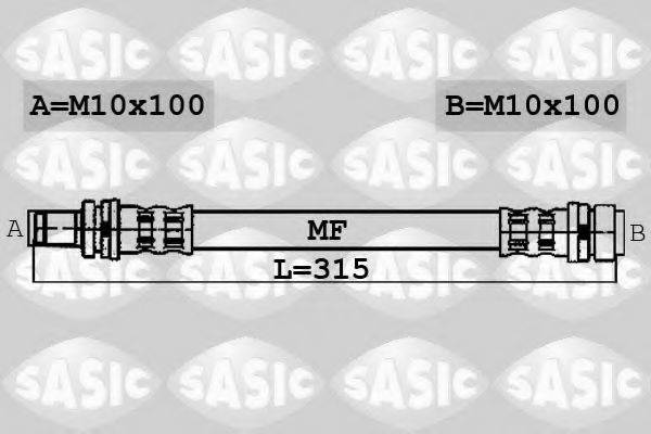 SASIC 6606004 Гальмівний шланг