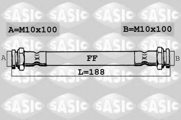 SASIC 6606028 Гальмівний шланг