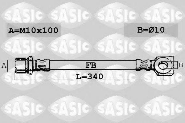 SASIC SBH6363 Гальмівний шланг