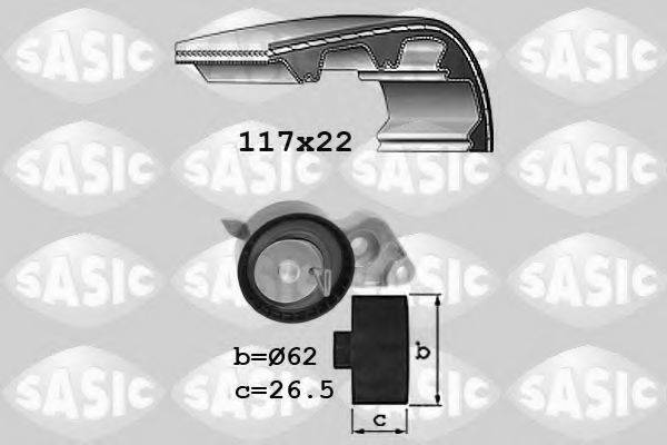 SASIC 1756034 Комплект ременя ГРМ