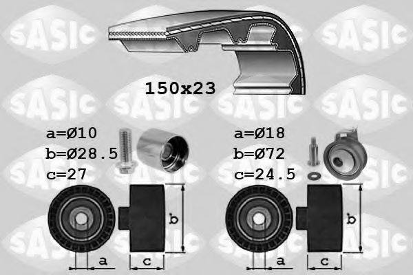 SASIC 1756052 Комплект ременя ГРМ