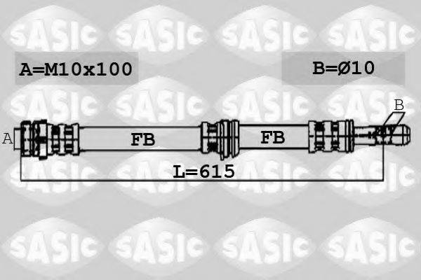 SASIC 6606248 Гальмівний шланг