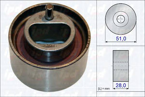 IPD 153819 Натяжний ролик, ремінь ГРМ