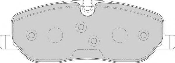 DURON DBP201615 Комплект гальмівних колодок, дискове гальмо