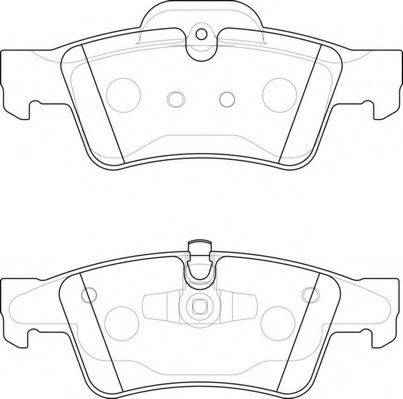 DURON DBP221831 Комплект гальмівних колодок, дискове гальмо