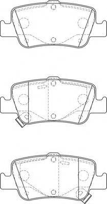 DURON DBP374048 Комплект гальмівних колодок, дискове гальмо