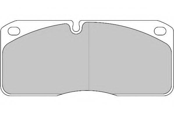 DURON DCV733 Комплект гальмівних колодок, дискове гальмо