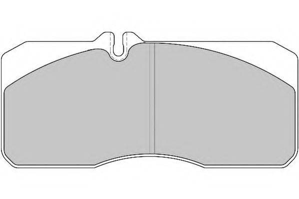 DURON DCV987 Комплект гальмівних колодок, дискове гальмо