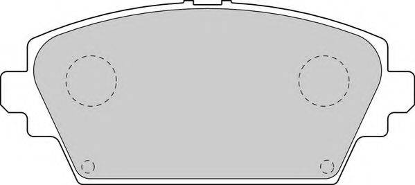 DURON DBP331580 Комплект гальмівних колодок, дискове гальмо