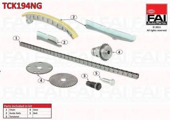 FAI AUTOPARTS TCK194NG Комплект мети приводу розподільного валу