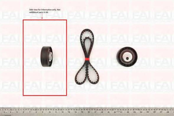 FAI AUTOPARTS TBK102 Комплект ременя ГРМ