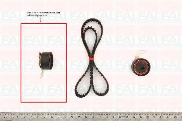 FAI AUTOPARTS TBK198 Комплект ременя ГРМ