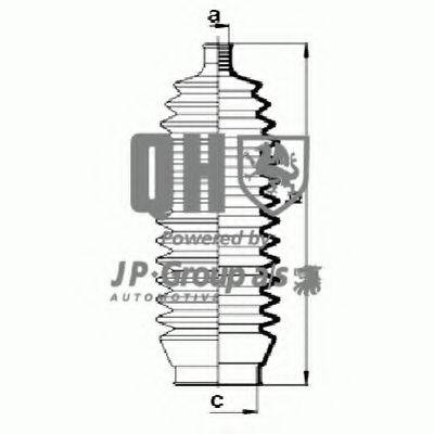 JP GROUP 4644700219 Комплект пильника, рульове керування