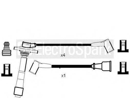 STANDARD OEK279 Комплект дротів запалювання