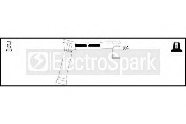 STANDARD OEK493 Комплект дротів запалювання