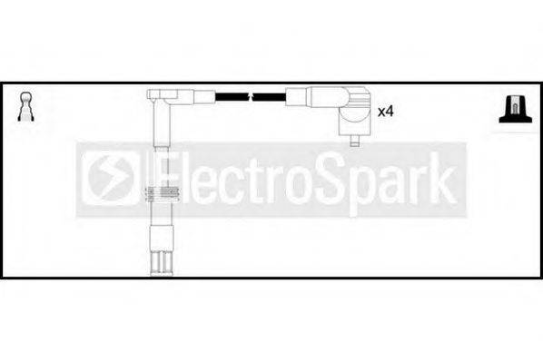 STANDARD OEK784 Комплект дротів запалювання