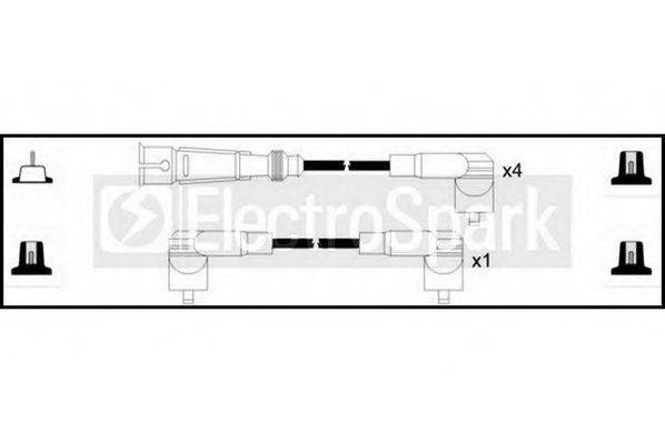 STANDARD OEK168 Комплект дротів запалювання