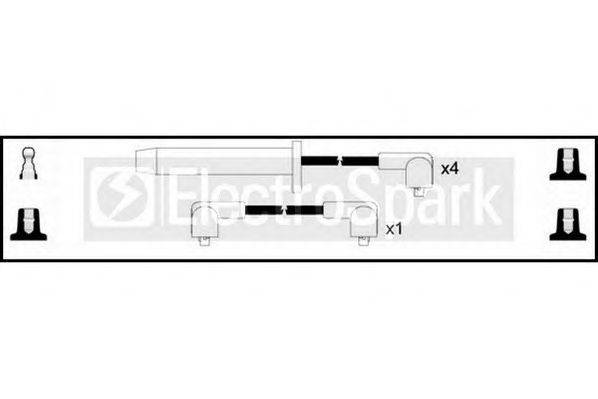 STANDARD OEK174 Комплект дротів запалювання