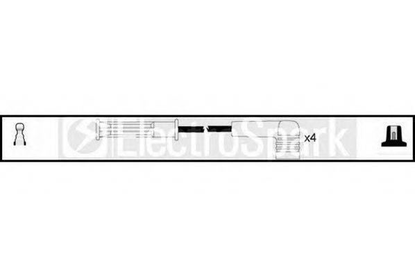 STANDARD OEK570 Комплект дротів запалювання