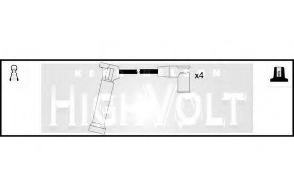 STANDARD OEF485 Комплект дротів запалювання