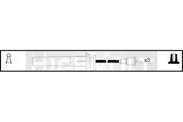 STANDARD OEF174 Комплект дротів запалювання