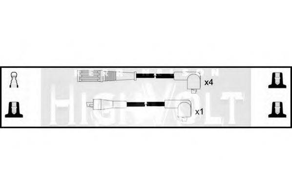 STANDARD OEF248 Комплект дротів запалювання