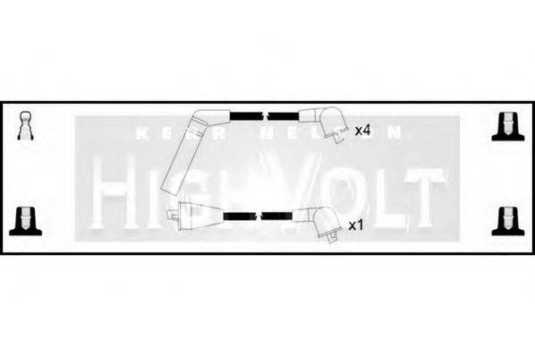 STANDARD OEF090 Комплект дротів запалювання