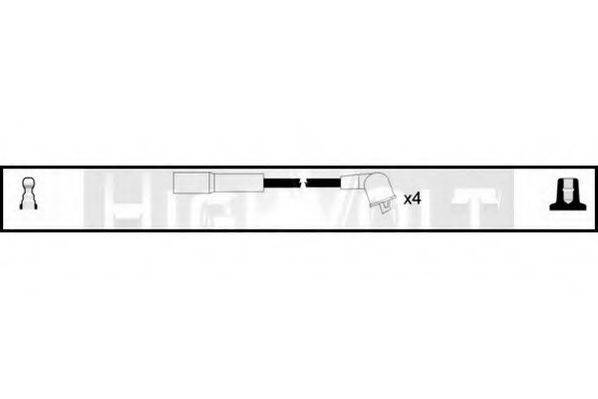 STANDARD OEF532 Комплект дротів запалювання