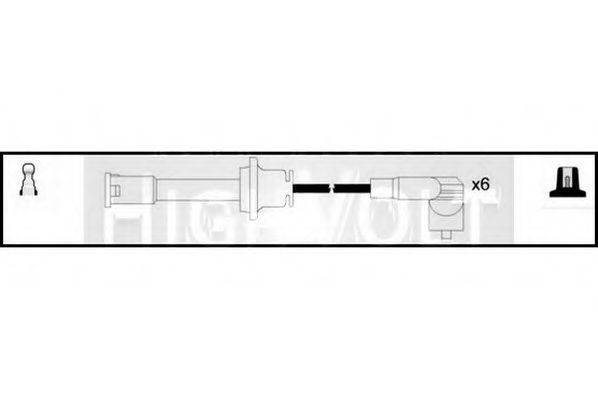 STANDARD OEF480 Комплект дротів запалювання