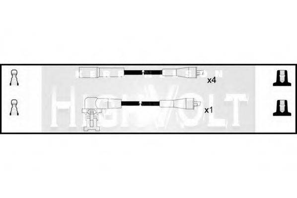 STANDARD OEF491 Комплект дротів запалювання