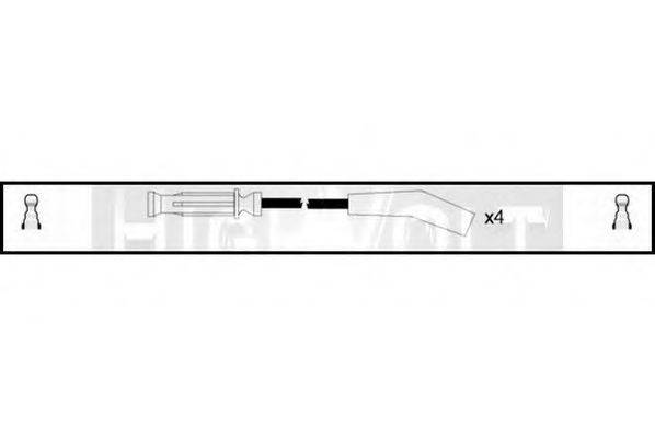 STANDARD OEF488 Комплект дротів запалювання