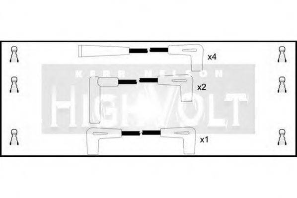 STANDARD OEF168 Комплект дротів запалювання