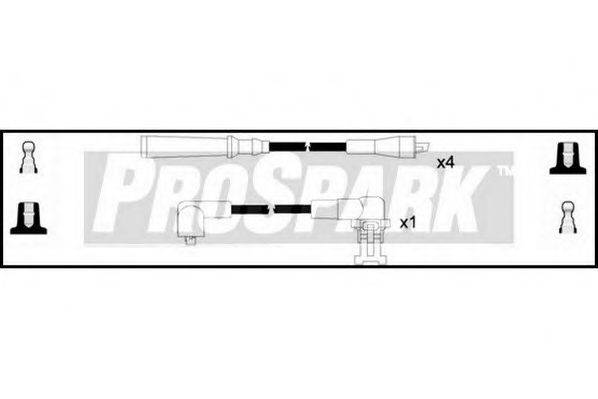 STANDARD OES142 Комплект дротів запалювання