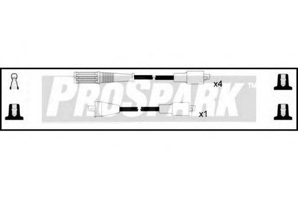 STANDARD OES313 Комплект дротів запалювання