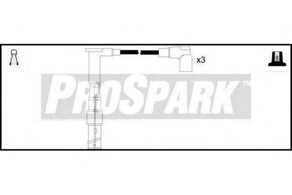 STANDARD OES522 Комплект дротів запалювання