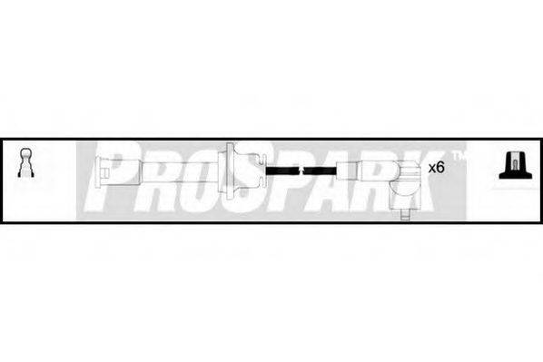 STANDARD OES704 Комплект дротів запалювання