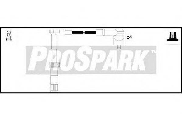 STANDARD OES793 Комплект дротів запалювання