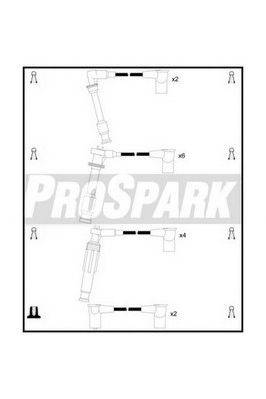 STANDARD OES944 Комплект дротів запалювання