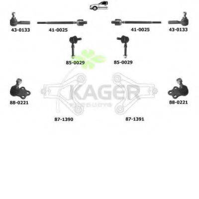 KAGER 800320 Підвіска колеса