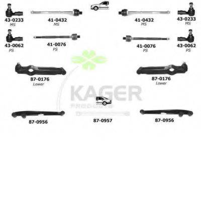 KAGER 800442 Підвіска колеса