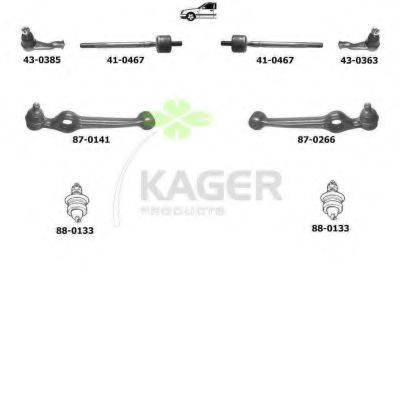 KAGER 800509 Підвіска колеса