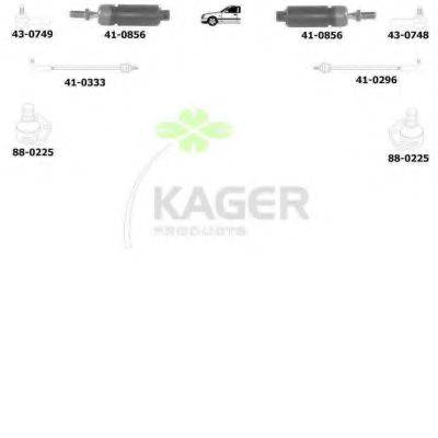 KAGER 800846 Підвіска колеса