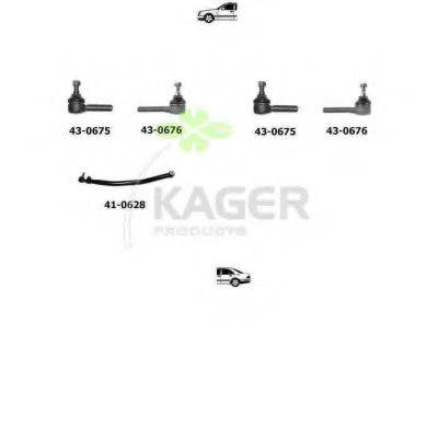 KAGER 801156 Підвіска колеса