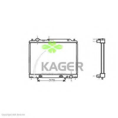 KAGER 310691 Радіатор, охолодження двигуна