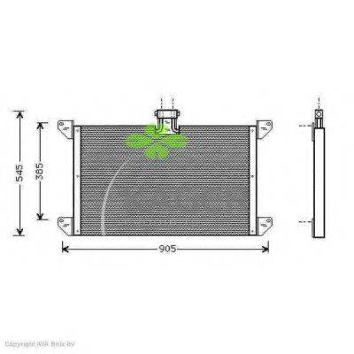 KAGER 945343 Конденсатор, кондиціонер